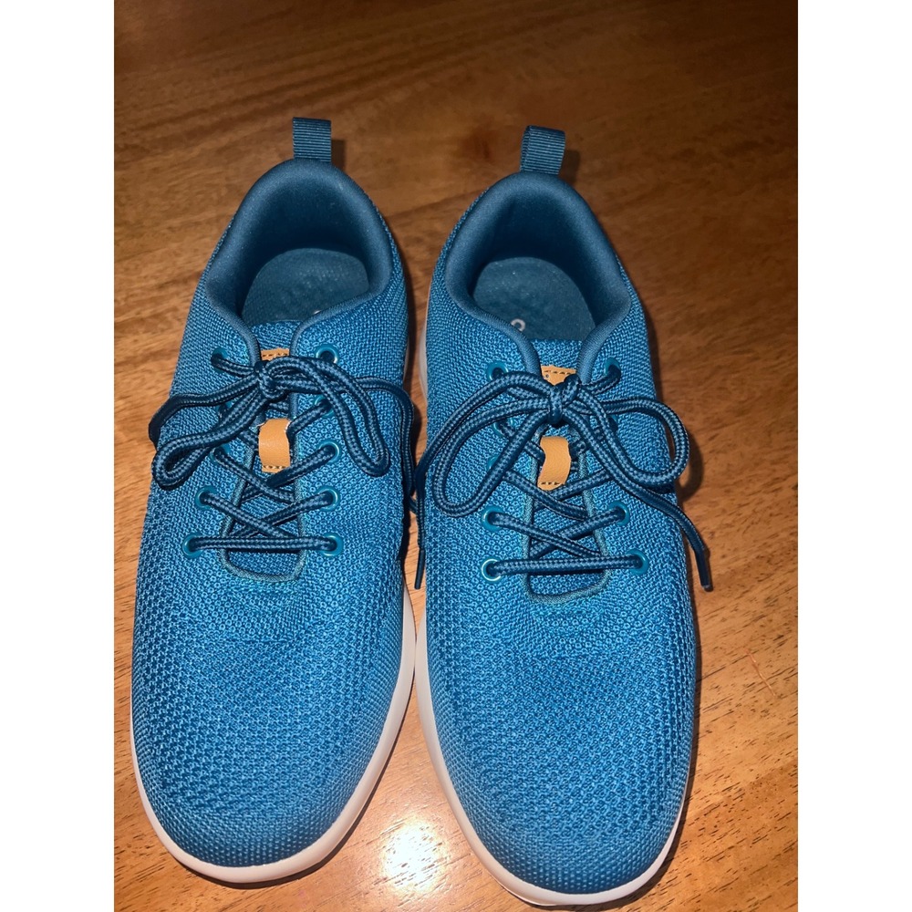 OrthoComfoot Blue Knit Walking Shoes Sneakers ZGBX14G Womens EU 40 US 9 - Picture 2 of 7
